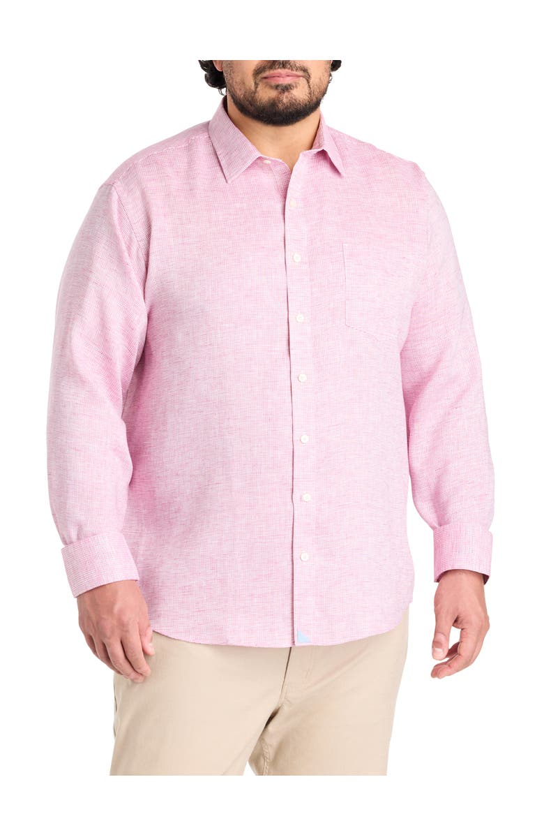 Untuckit Fit by Dxl Big & Tall Wildehart Sport Shirt, Alternate, color, Pink