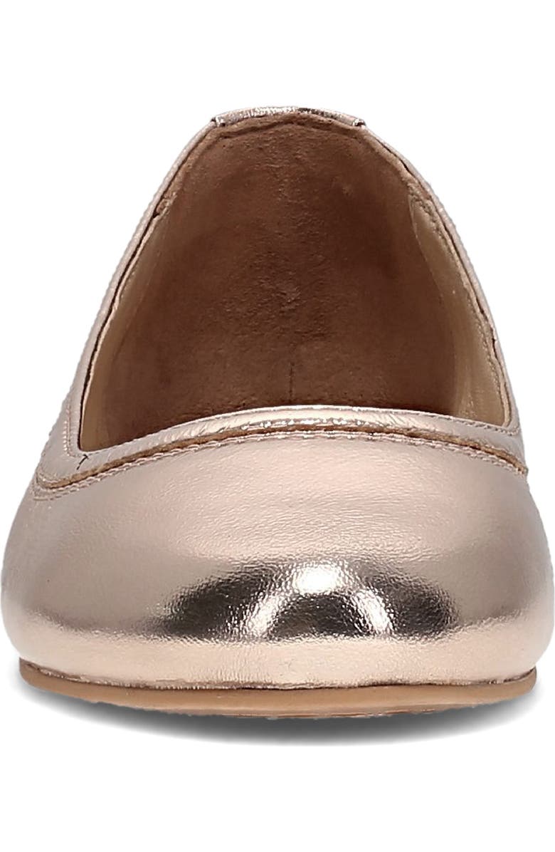 Frye Carson Ballet Flat, Alternate, color, Rose Gold