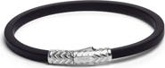 Jonas Studio Men's Rubber & Sterling Silver Bracelet