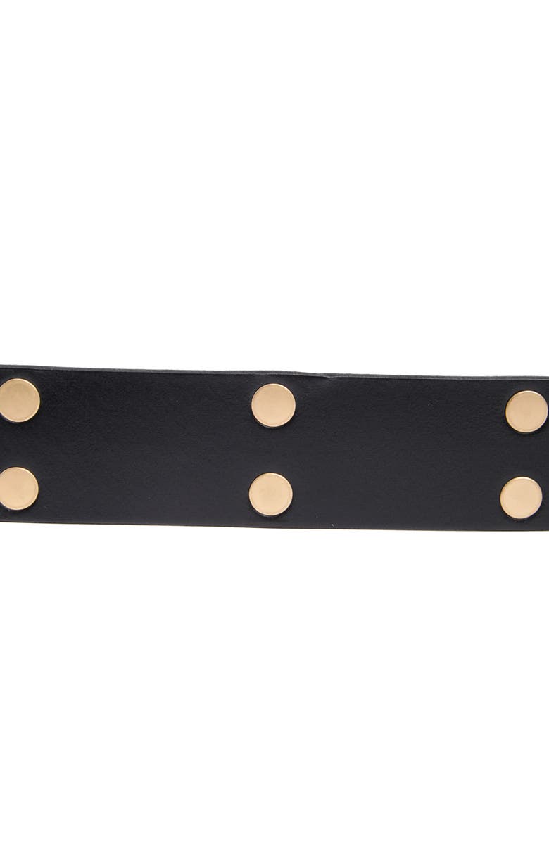 AllSaints 38mm Flat Studded Belt, Alternate, color, 