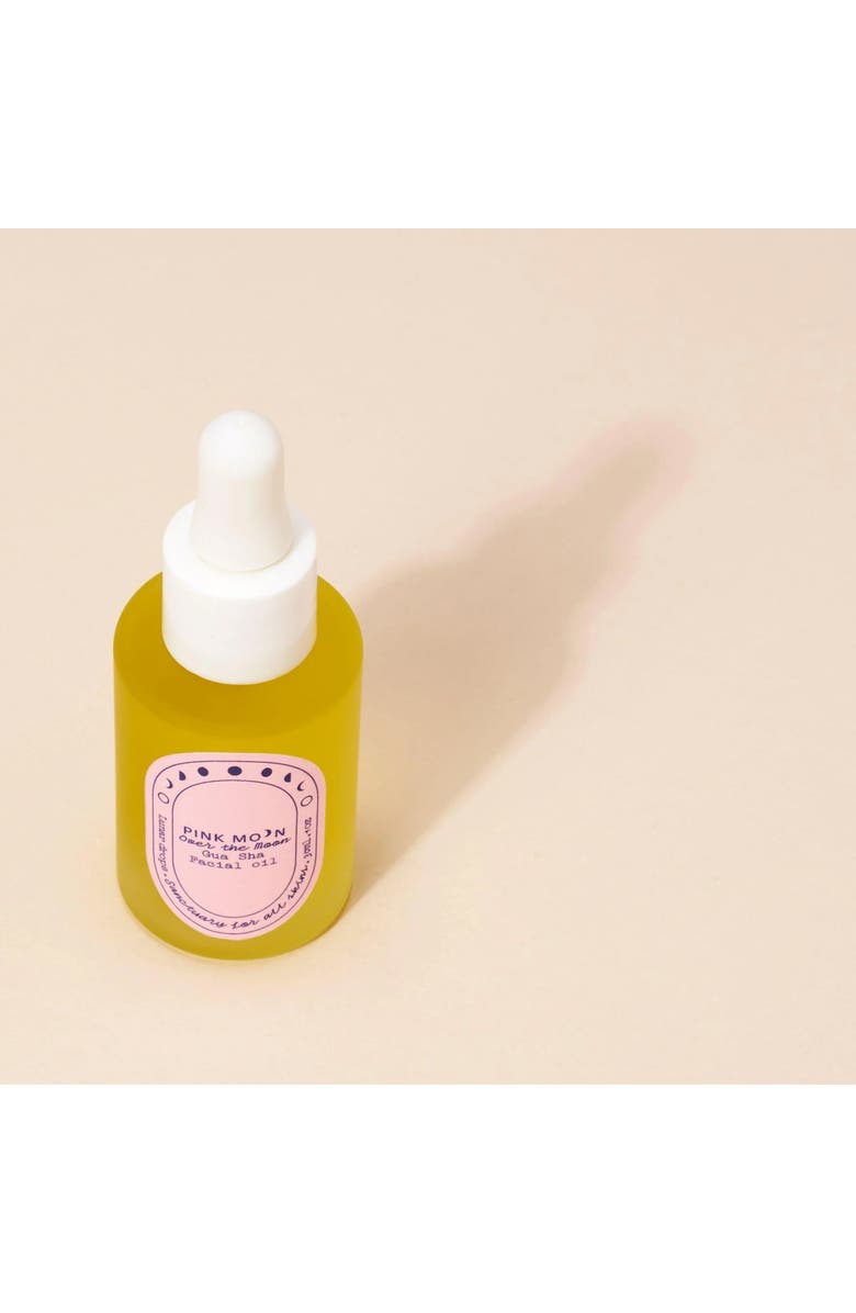 Pink Moon Over the Moon Gua Sha Facial Oil, Alternate, color, NO COLOR