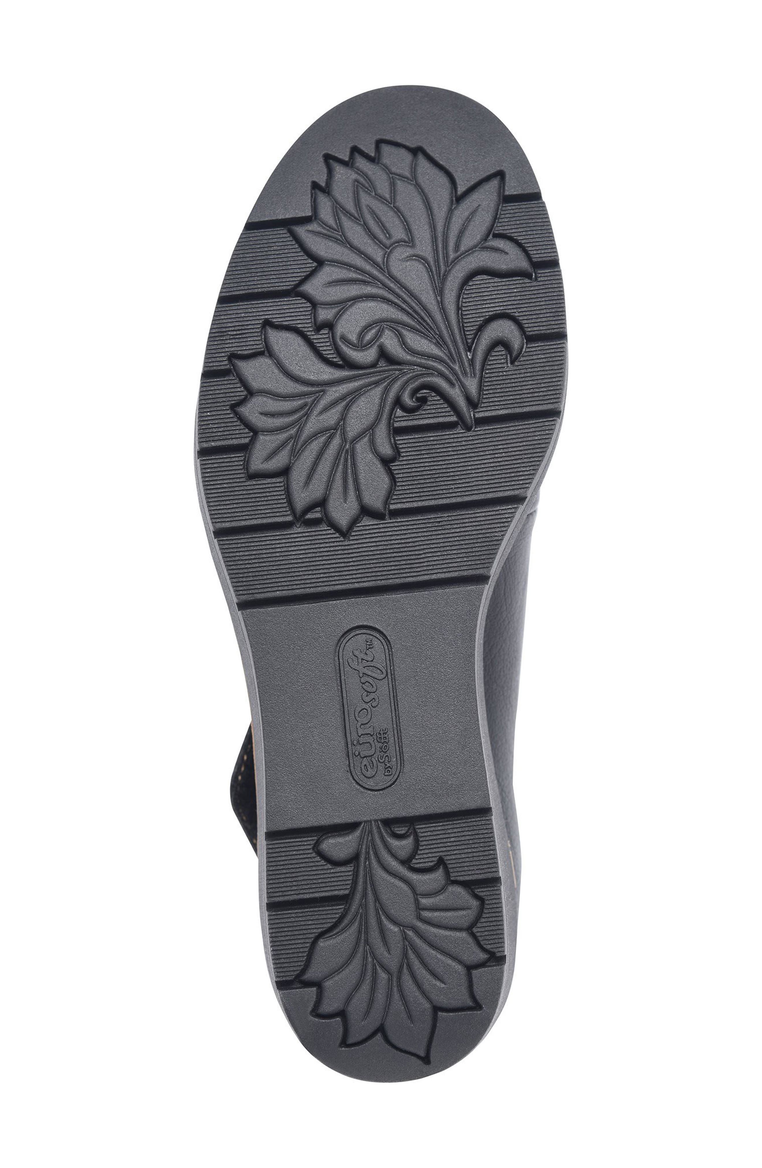 EUROSOFT Franlee Mary Jane Flat, Alternate, color, Black