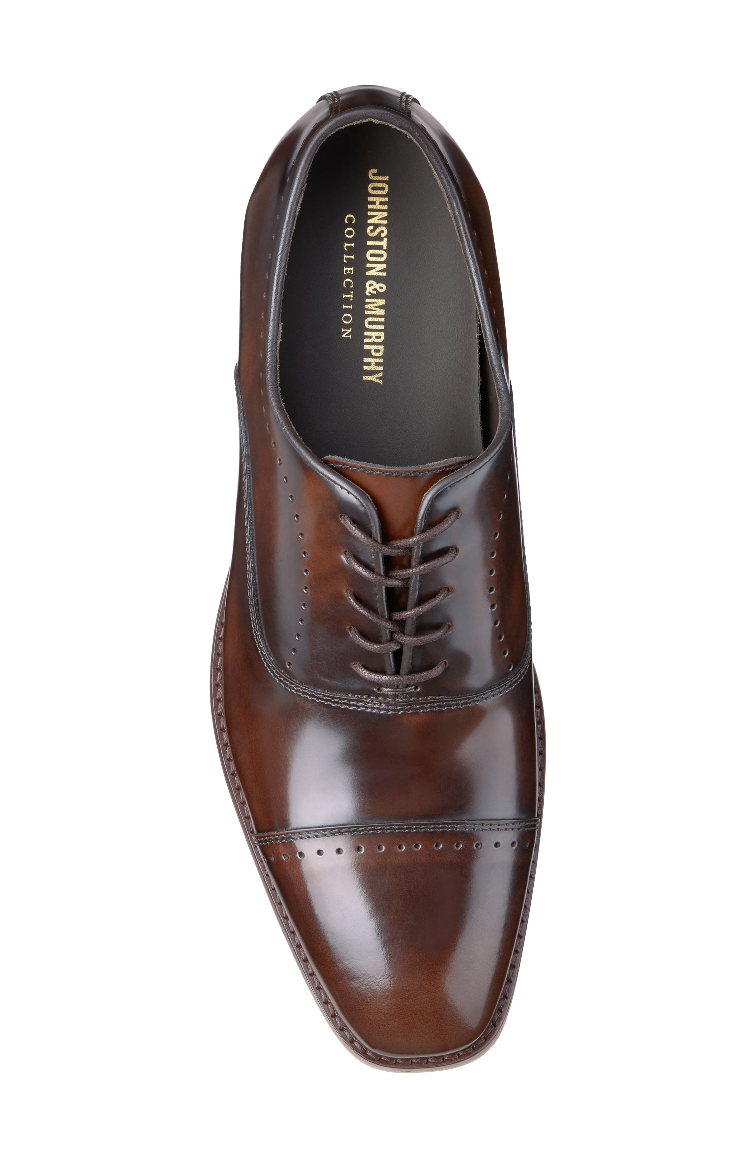 Arrister Cap Toe Oxford, Alternate, color, MAHOGANY ITALIAN FULL GRAIN