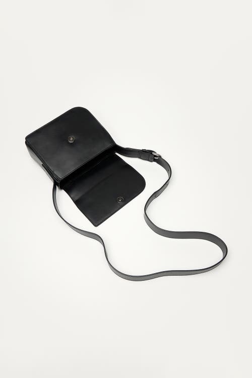 Want Les Essentiels De La Vie Want Les Essentiels Arch Smooth Leather Crossbody Bag In Black