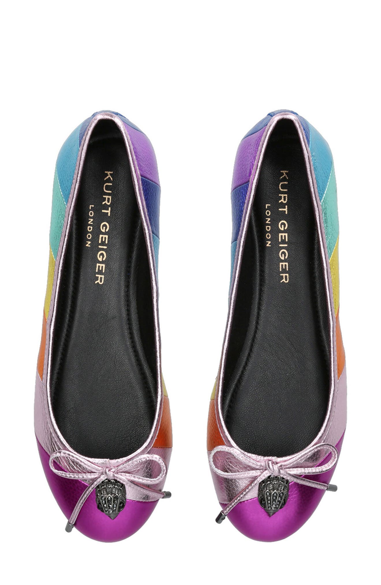 Kurt Geiger London Eagle Ballet Flat, Alternate, color, Rainbow Multi