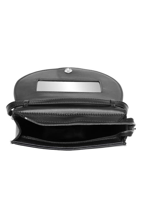 Shop The Row Canteen Leather Shoulder Bag In Black Ans