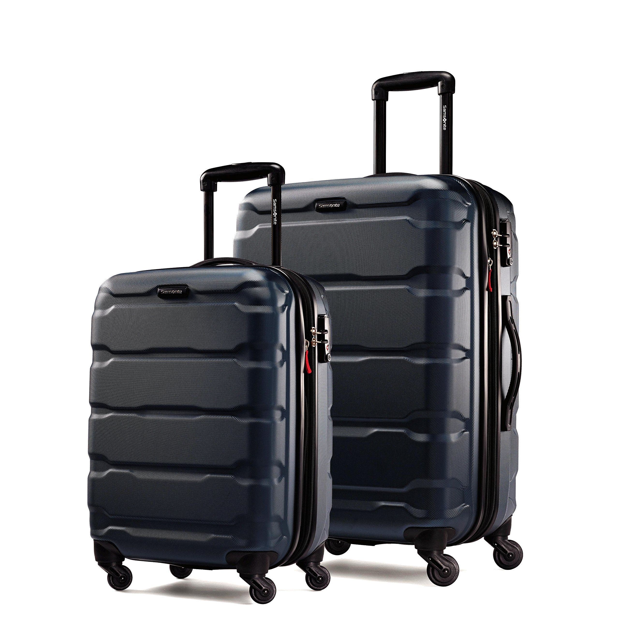 Samsonite Omni PC 2-Piece Set (20/28) Hardside Expandable Luggage with Spinner Wheels, Main, color, Blue