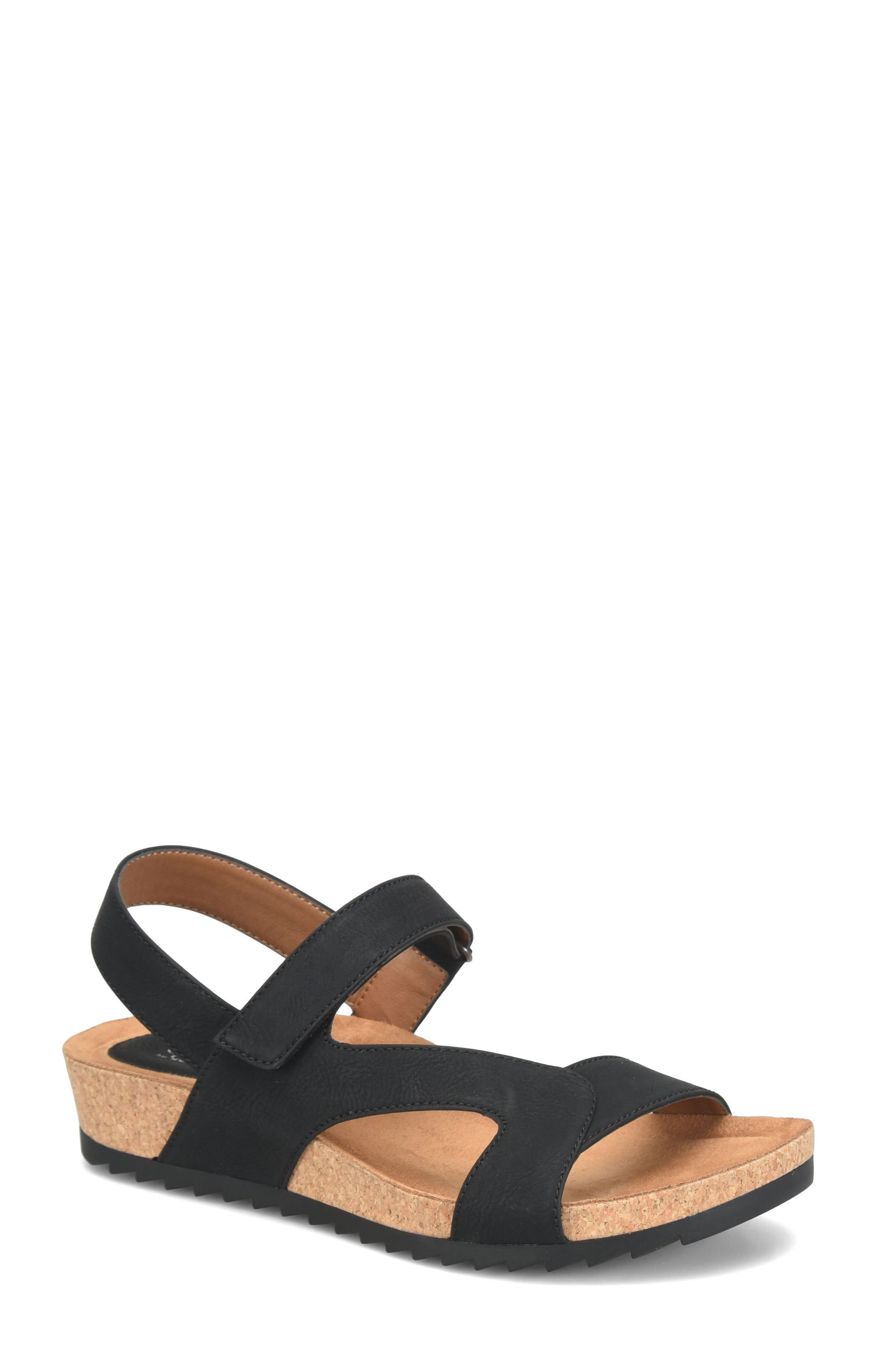 EUROSOFT Gillian Slingback Sandal, Main, color, Black
