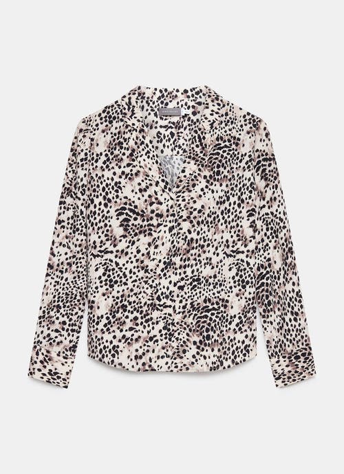 Mint Velvet Animal Print Long Sleeve Shirt In Multi