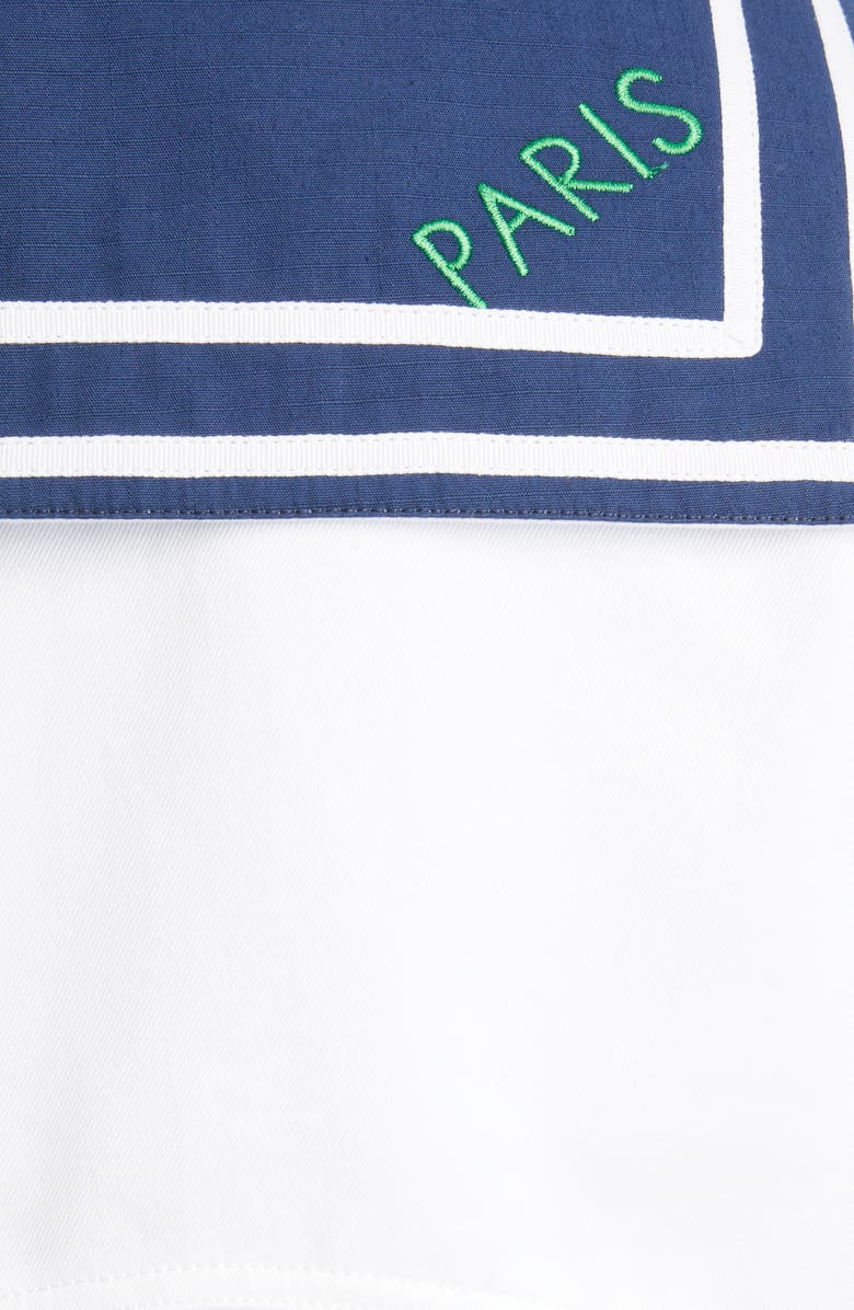 KENZO Sailor Logo Appliqué Cotton Jacket, Alternate, color, 