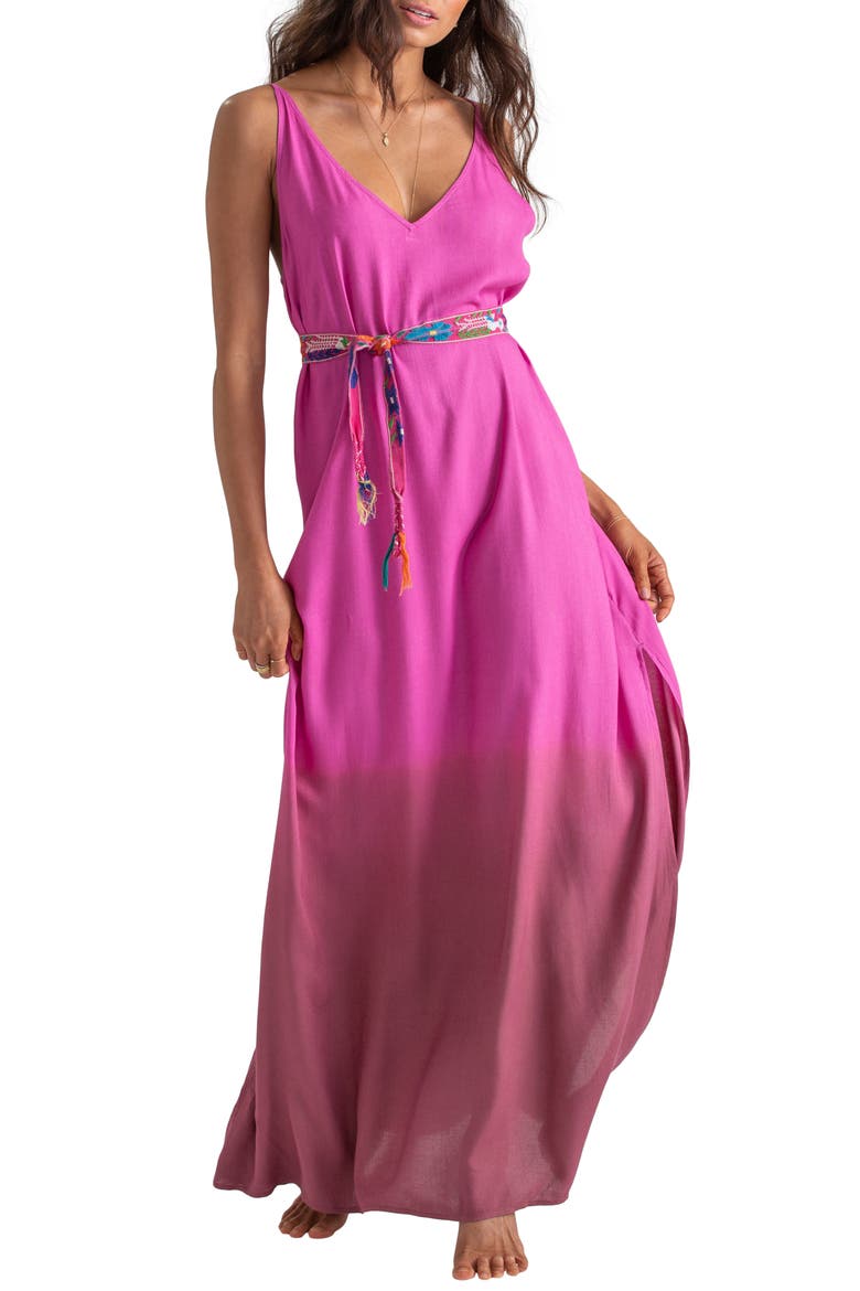 x Sincerely Jules High Point Maxi Dress, Main, color, ROSA