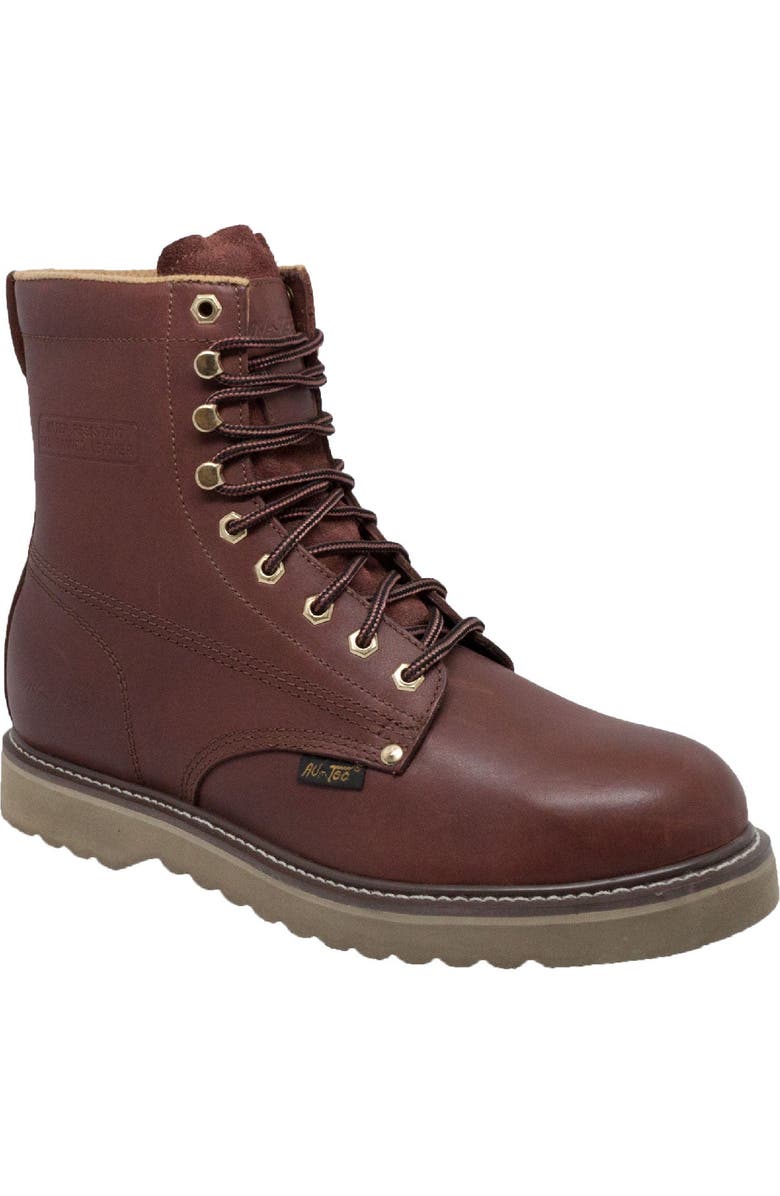 AdTec 8" Farm Boots, Main, color, Redwood