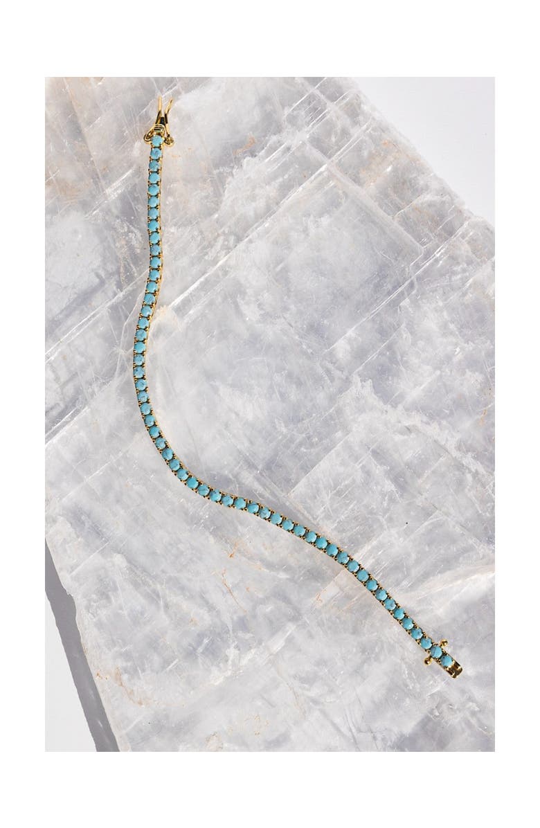 NATIVE GEM Turquoise Tennis Bracelet, Alternate, color, Turquoise/Aqua