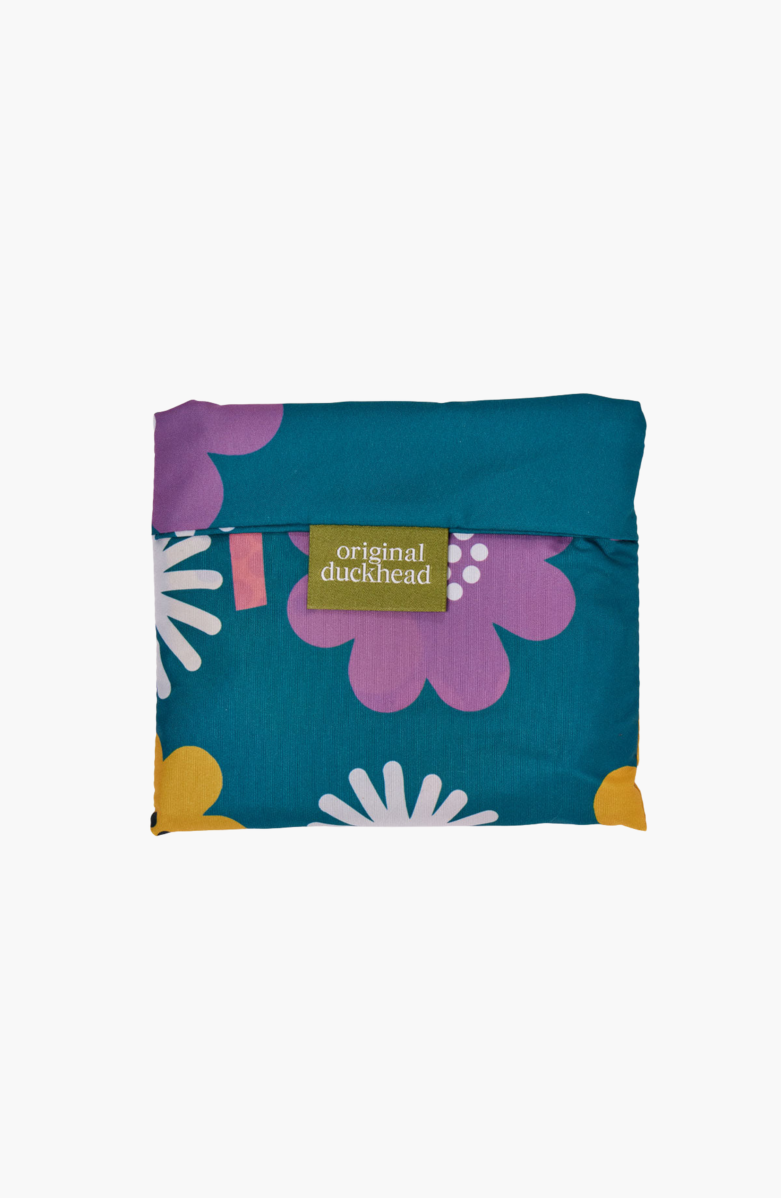 The Extra Bag, Alternate, color, Teal Floral