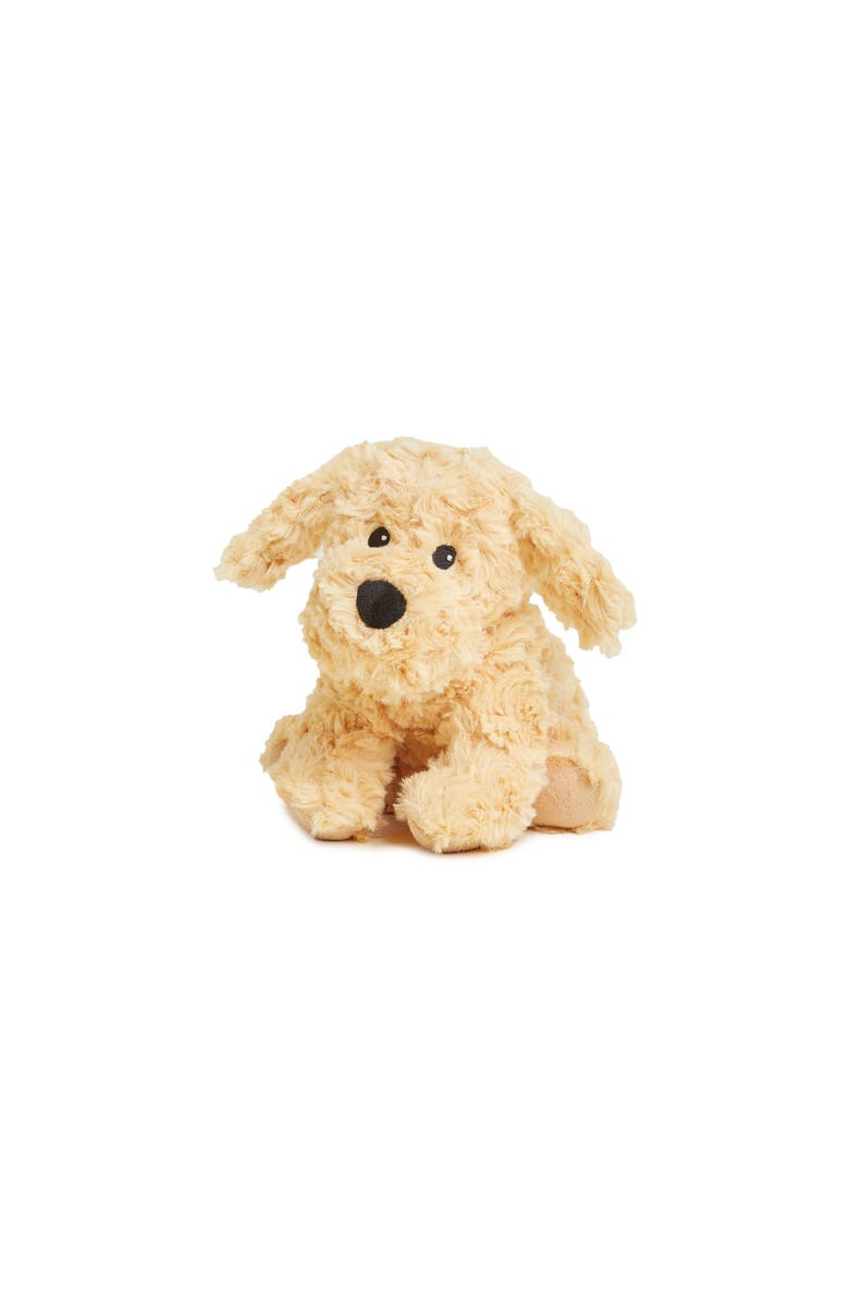 Warmies Dog Junior Plush Toy, Main, color, Gold