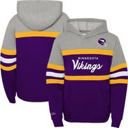 Mitchell & Ness Youth Mitchell & Ness Purple Minnesota Vikings Throwback Head Coach Pullover Hoodie