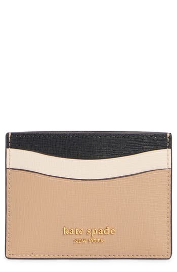 Kate Spade New York Morgan Leather Card Holder In Multi