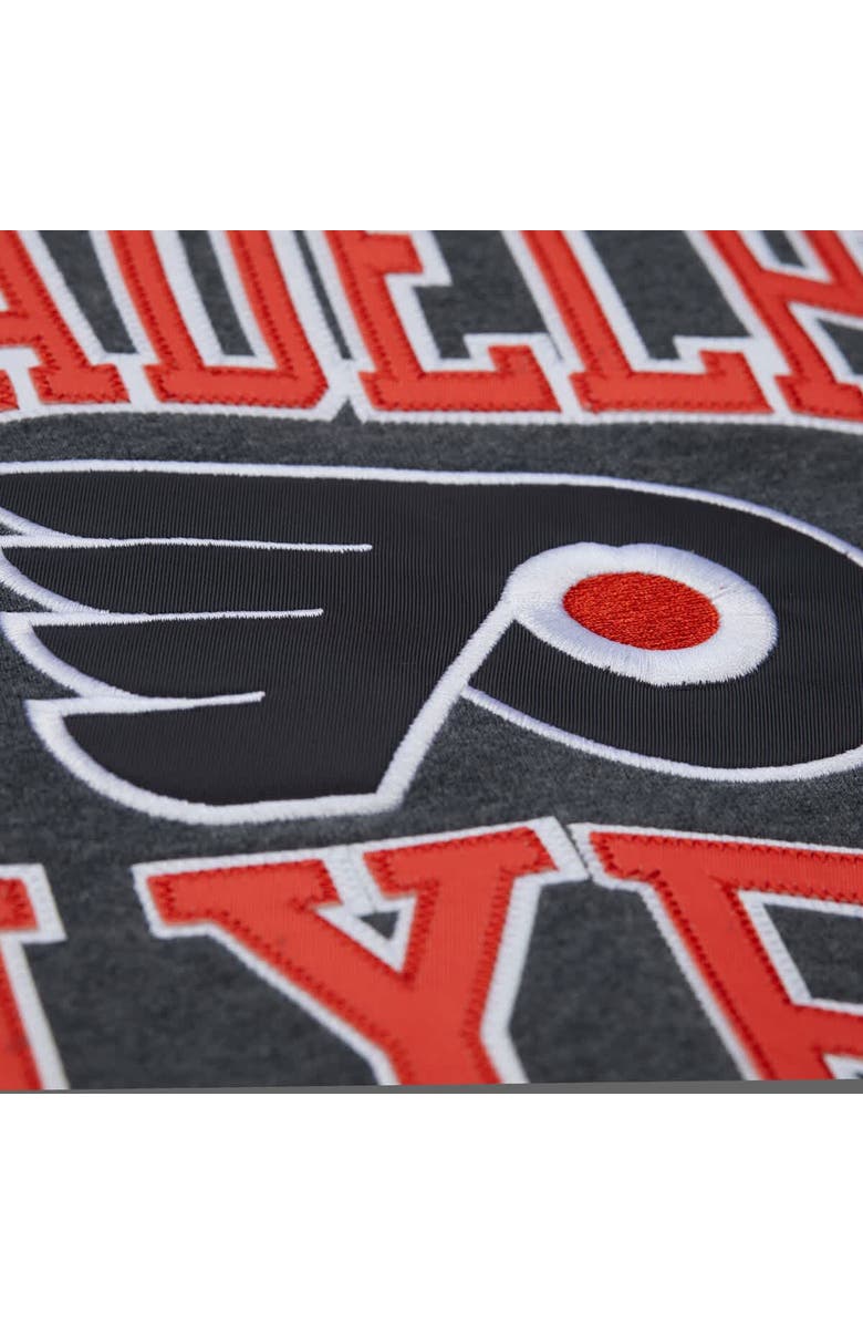 Mitchell & Ness Men's Mitchell & Ness Charcoal Philadelphia Flyers Playoff Win Fleece Pullover Sweatshirt, Alternate, color, Charcoal
