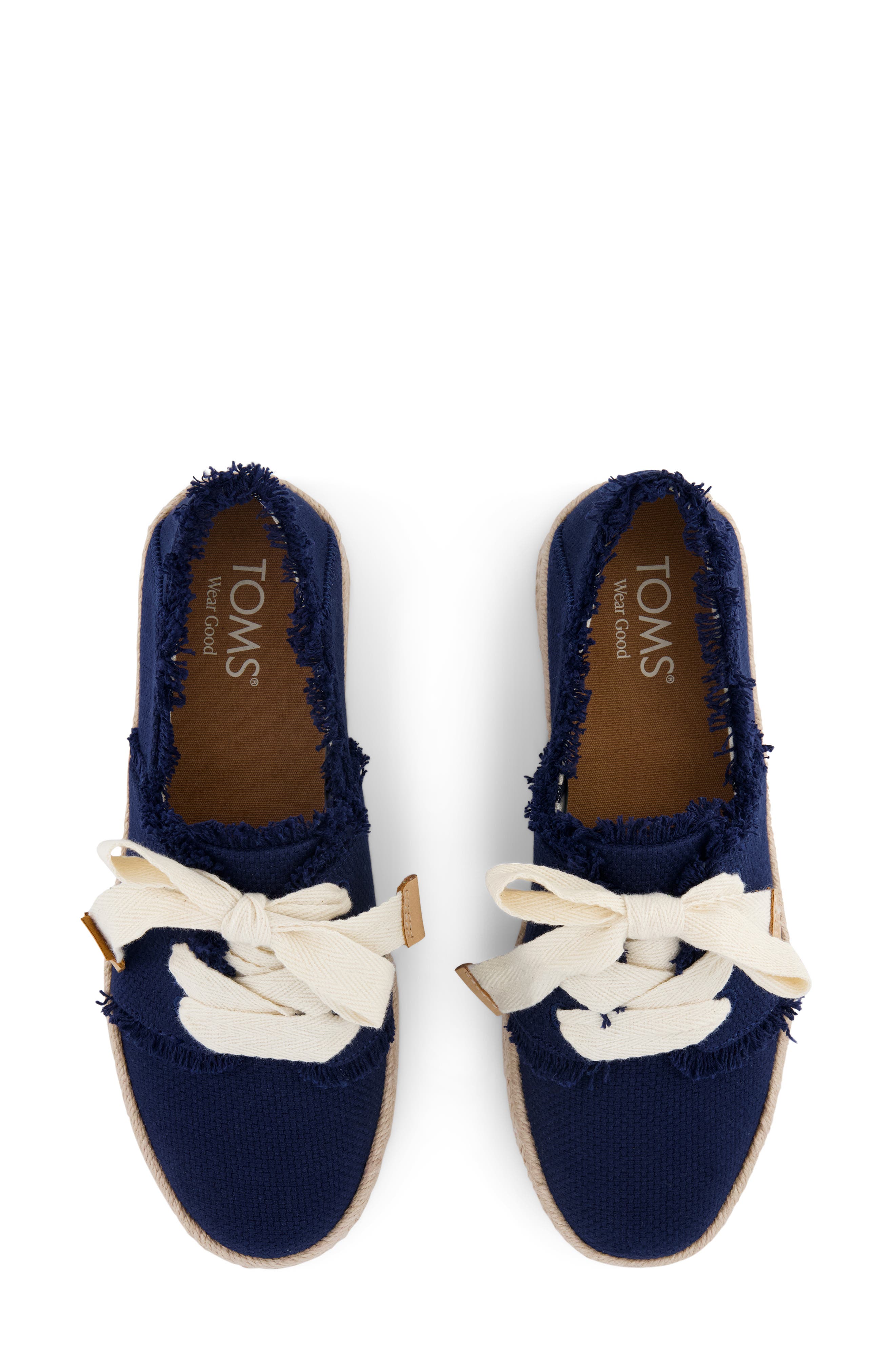 Carolina Lace-Up Espadrille, Alternate, color, NAVY