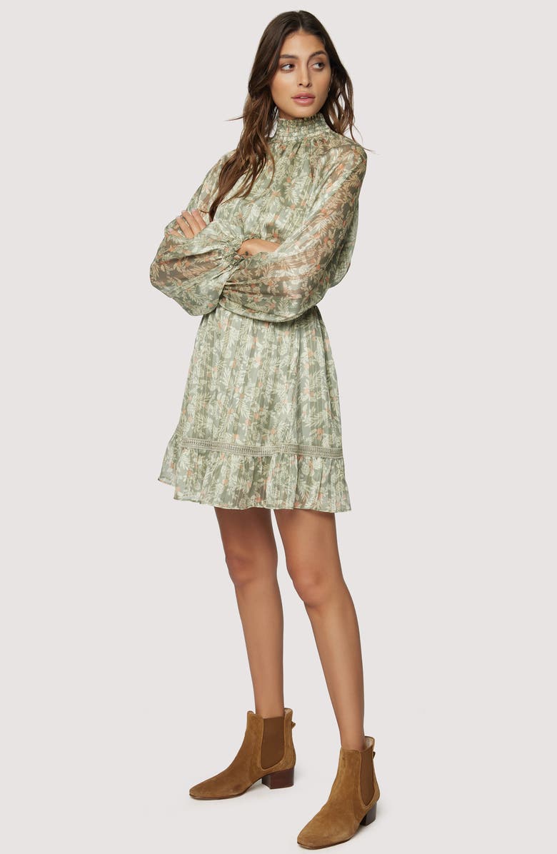 Lost + Wander Down to the River Mini Dress, Alternate, color,