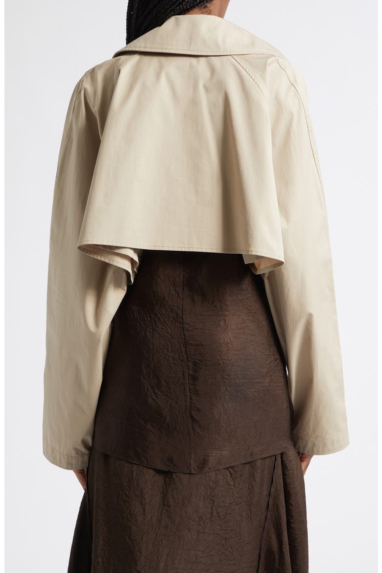 Maeve Crop Trench Coat, Alternate, color, FAWN