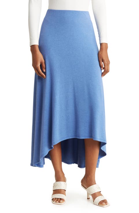 Asymmetric Hi-Low Skirt