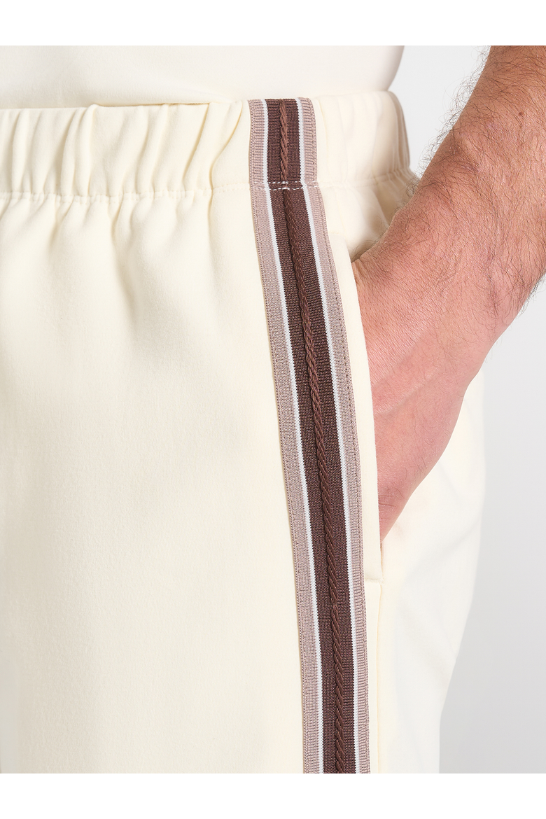 Taylor Taped Cotton Shorts, Alternate, color, Cream