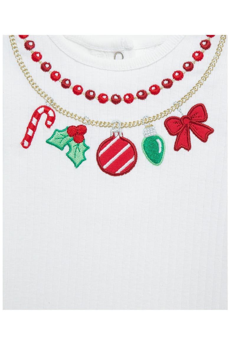 Kids' Holiday Necklace Skegging Set with Headband, Alternate, color, RED