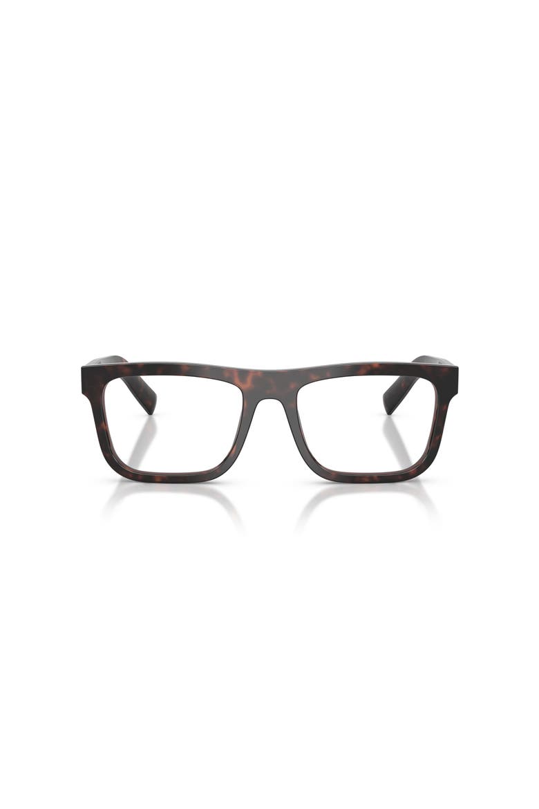 55mm Rectangle optical glasses, Alternate, color, Tortoise