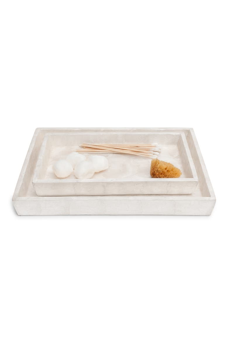 Andria Pearlized Nested Trays, Main, color, PEARLIZED