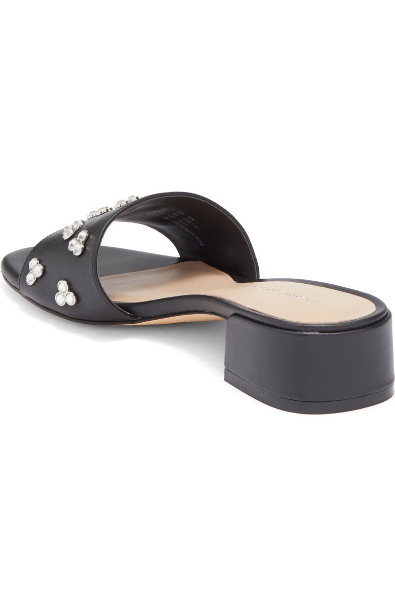 Stuart Weitzman Tammy Crystal Slide Sandal, Alternate, color, Black 002