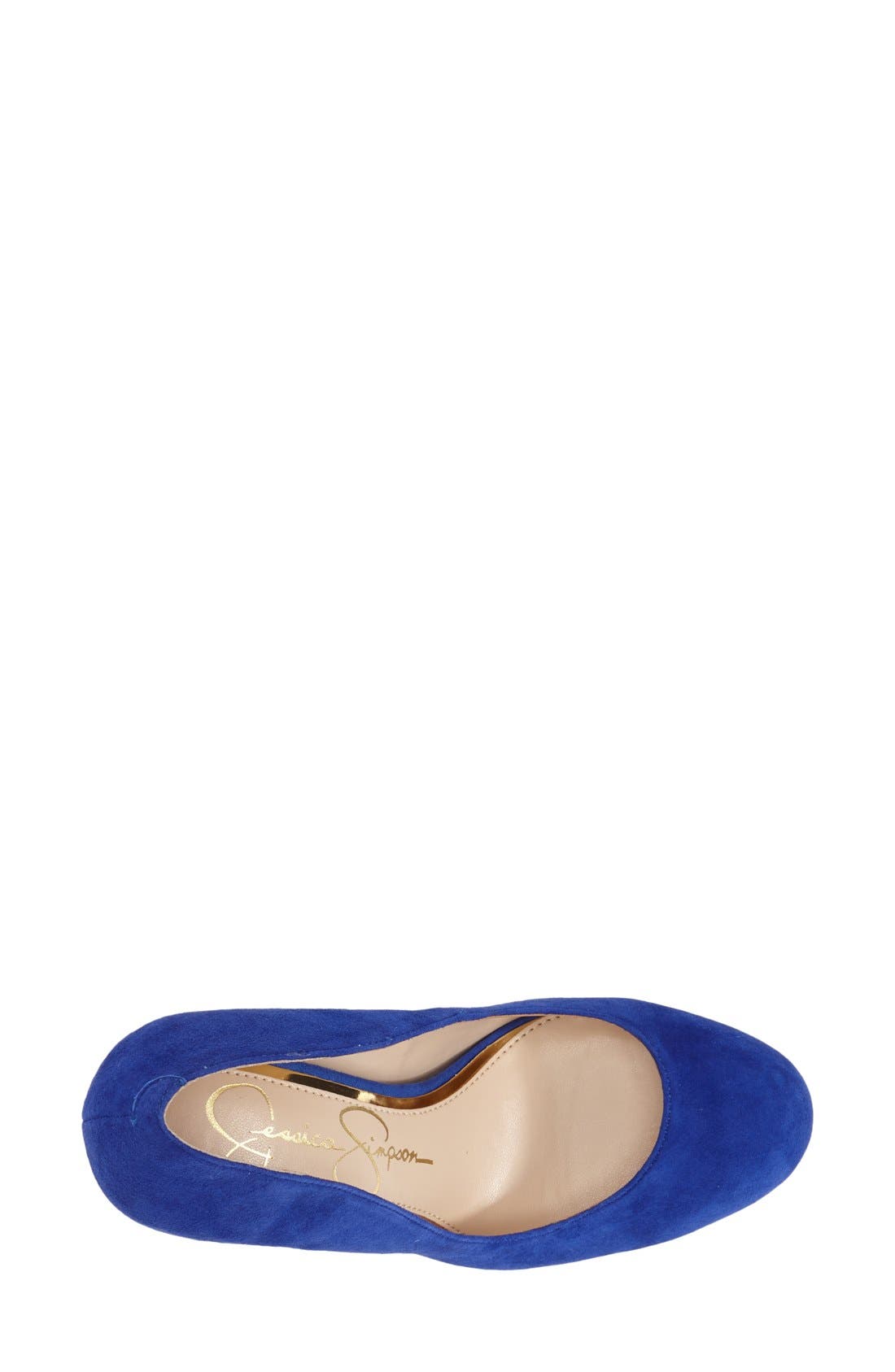 'Sandrah' Platform Pump, Alternate, color, NEW COBALT