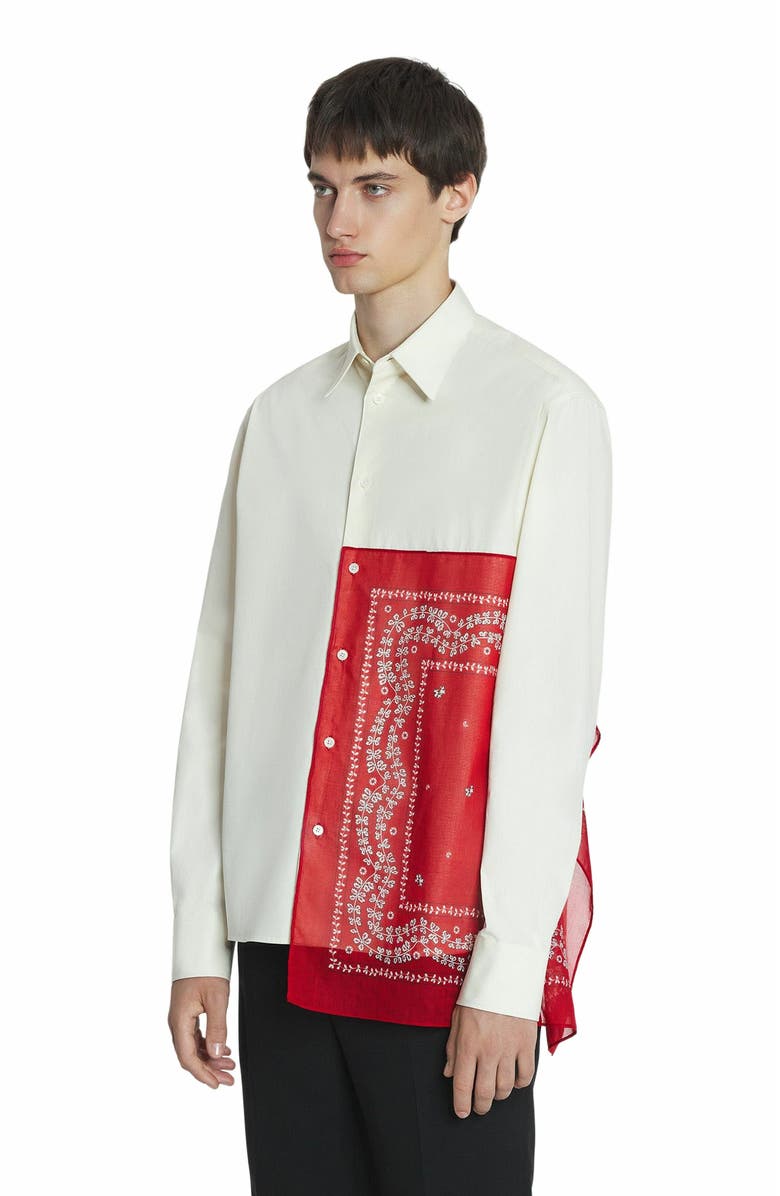 Lanvin Straight Bandana Shirt, Alternate, color, 