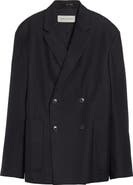 Dries Van Noten Barleys Double Breasted Wool Sport Coat
