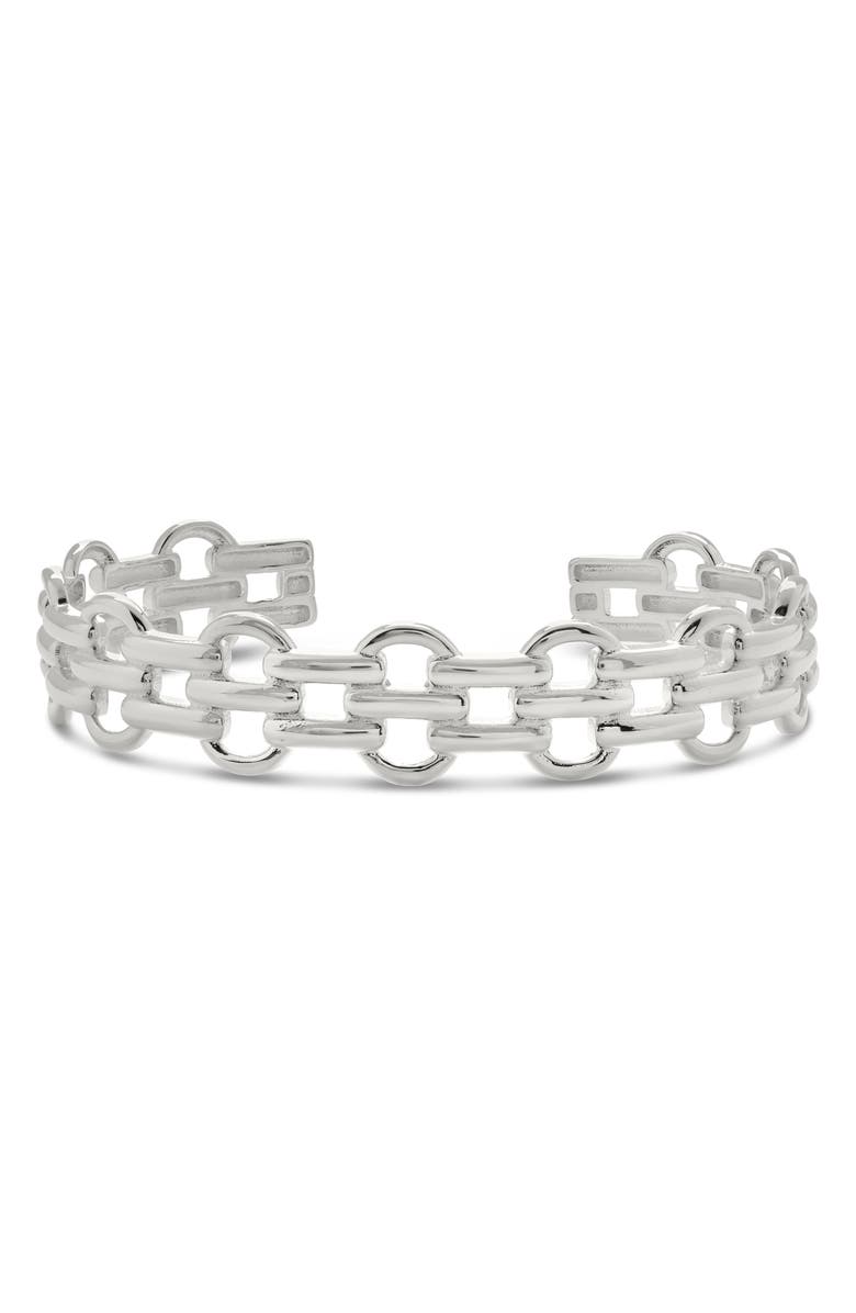 Sterling Forever Remi Cuff Bracelet, Alternate, color,