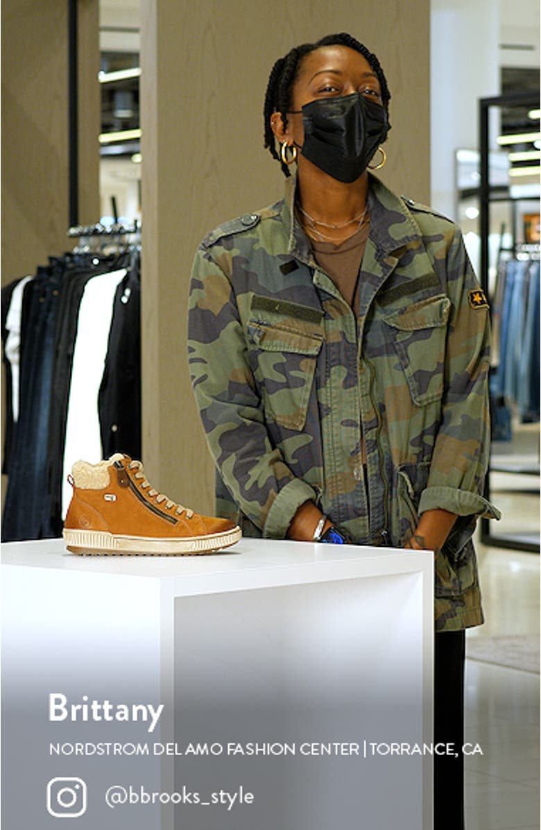 Maditta 70 Faux Shearling Trim Sneaker, sales video thumbnail