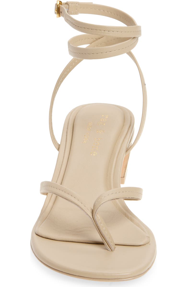 rag & bone Gemma Ankle Strap Sandal, Alternate, color, Macadamia