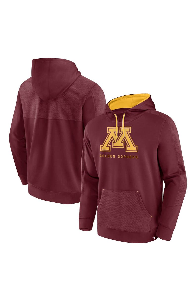 FANATICS Men's Fanatics Branded Maroon Minnesota Golden Gophers Defender Pullover Hoodie, Main, color, Maroon