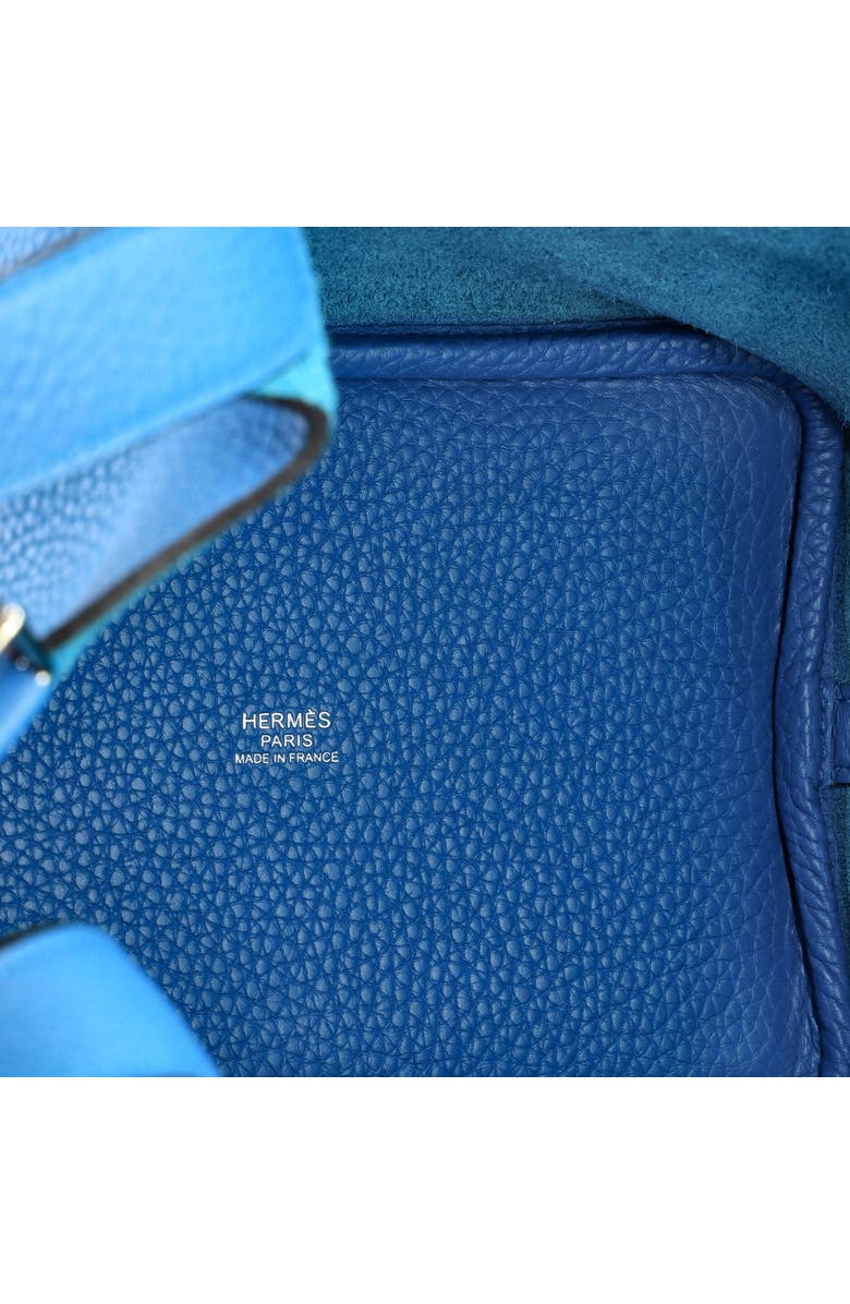Pre-Owned Hermes Picotin Lock Bag Clemence PM, Alternate, color, Bleu Zanzibar