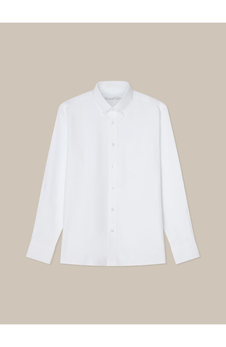 Robert Talbott Harrison Button Down Oxford Shirt, Main, color, White