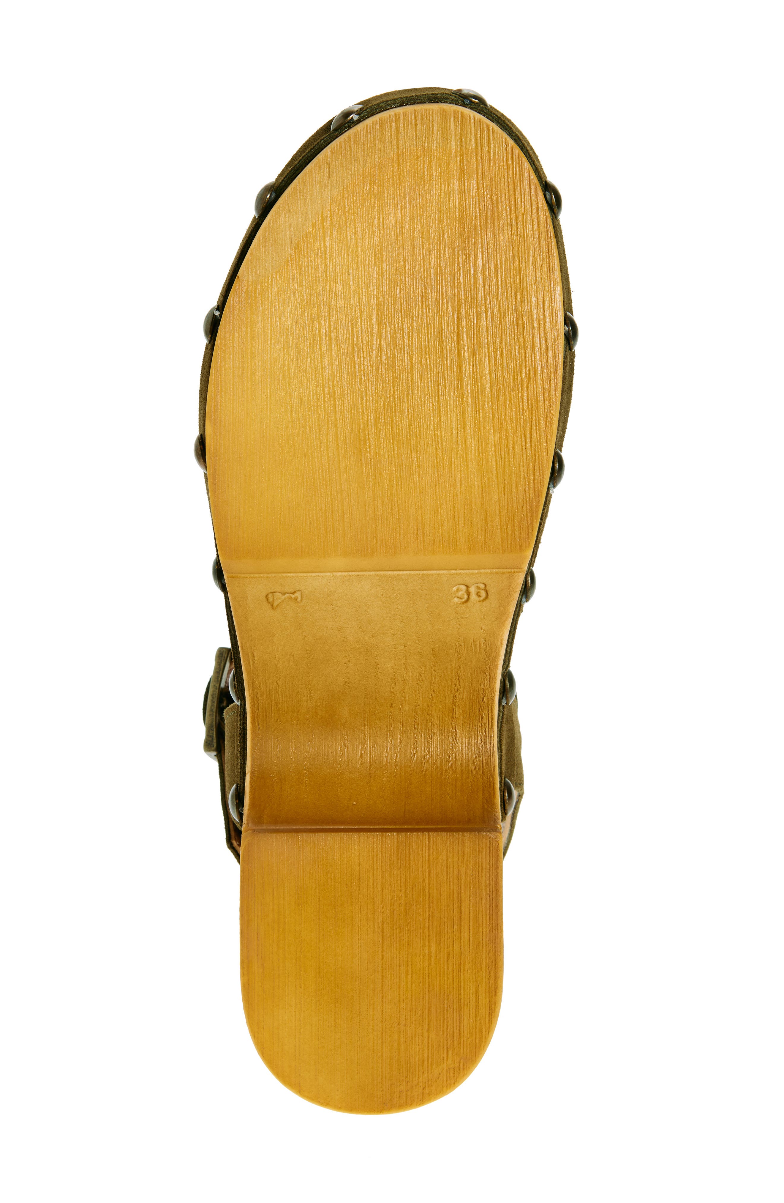 Cordani Winston Ankle Strap Platform Clog, Alternate, color, Crosta Verdone