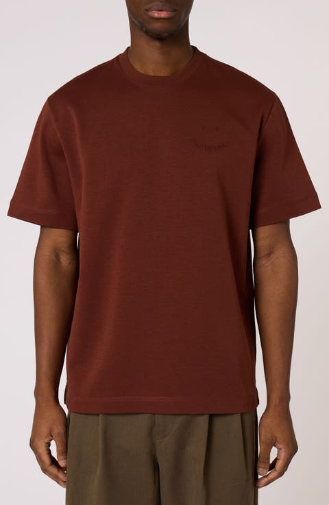 Logo Cotton Blend T-Shirt