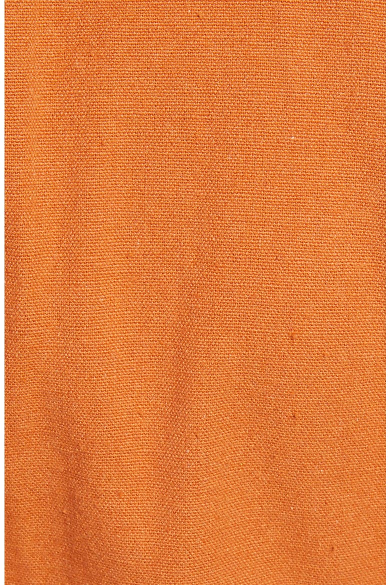 Stevie Belted Cotton Romper, Alternate, color, ORANGE