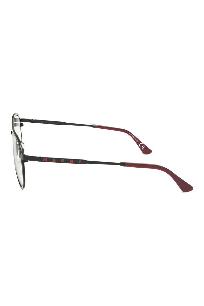 55mm Aviator Optical Glasses, Alternate, color, BLACK