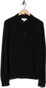 Nordstrom Machine Washable Merino Wool Polo Sweater