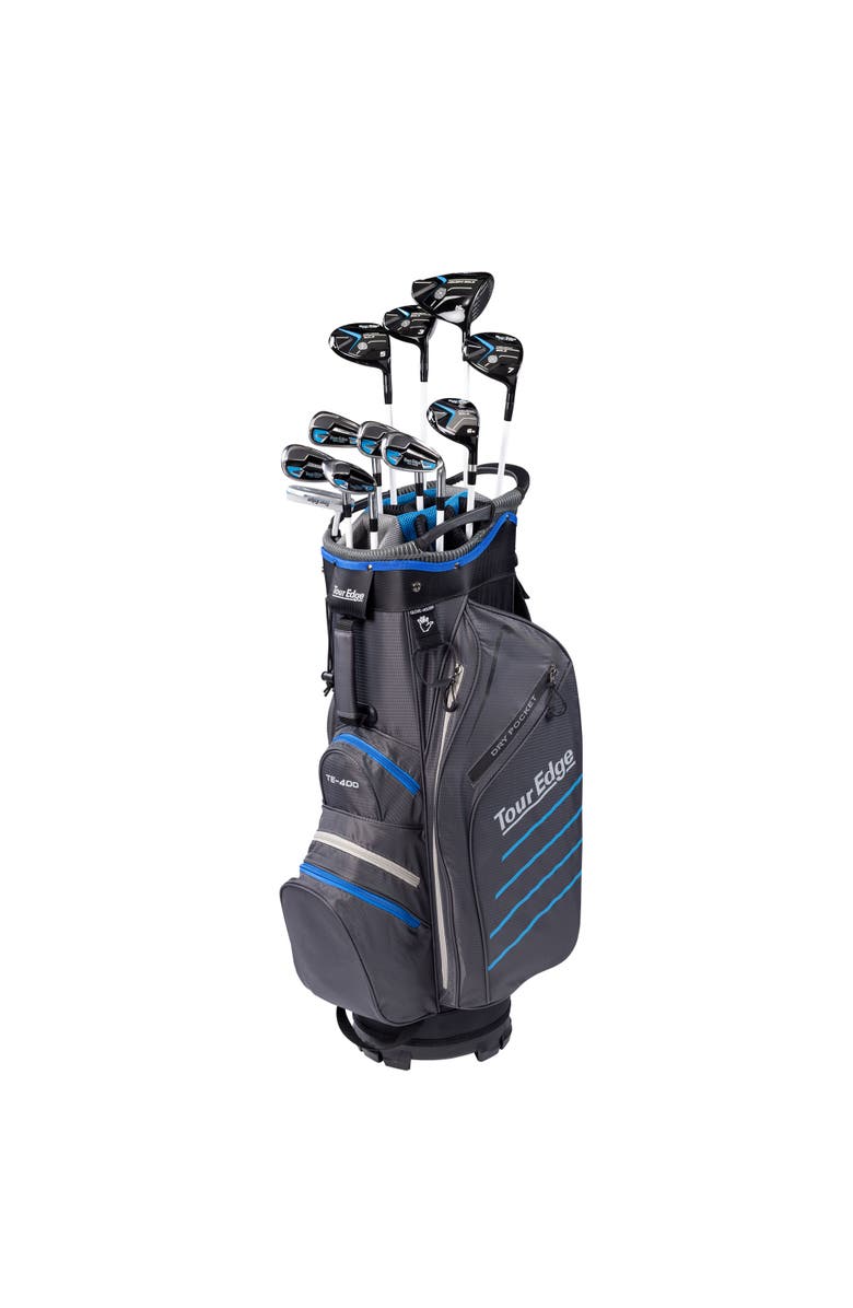 Tour Edge TE-400 Womens Right Hand Complete Golf Set - Standard, Main, color, Black