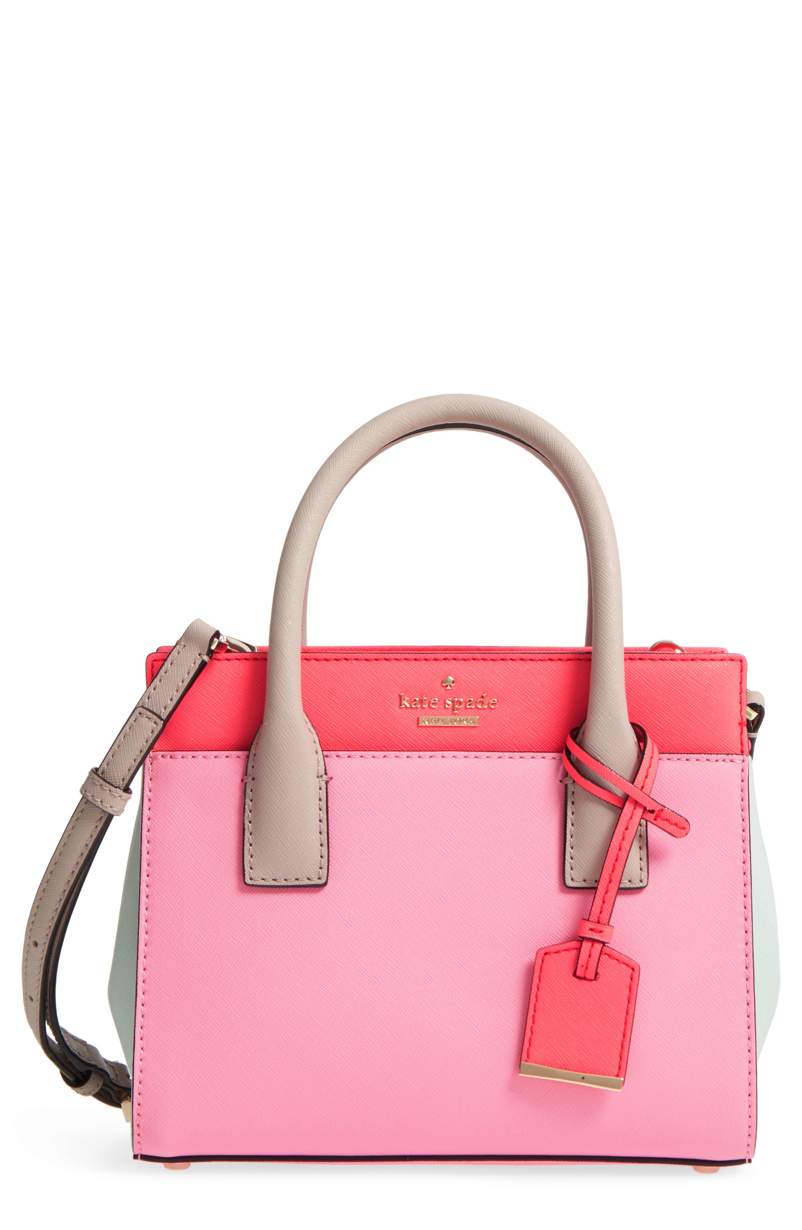 Kate Spade New York 'cameron street - mini candace' leather satchel, Main, color, 