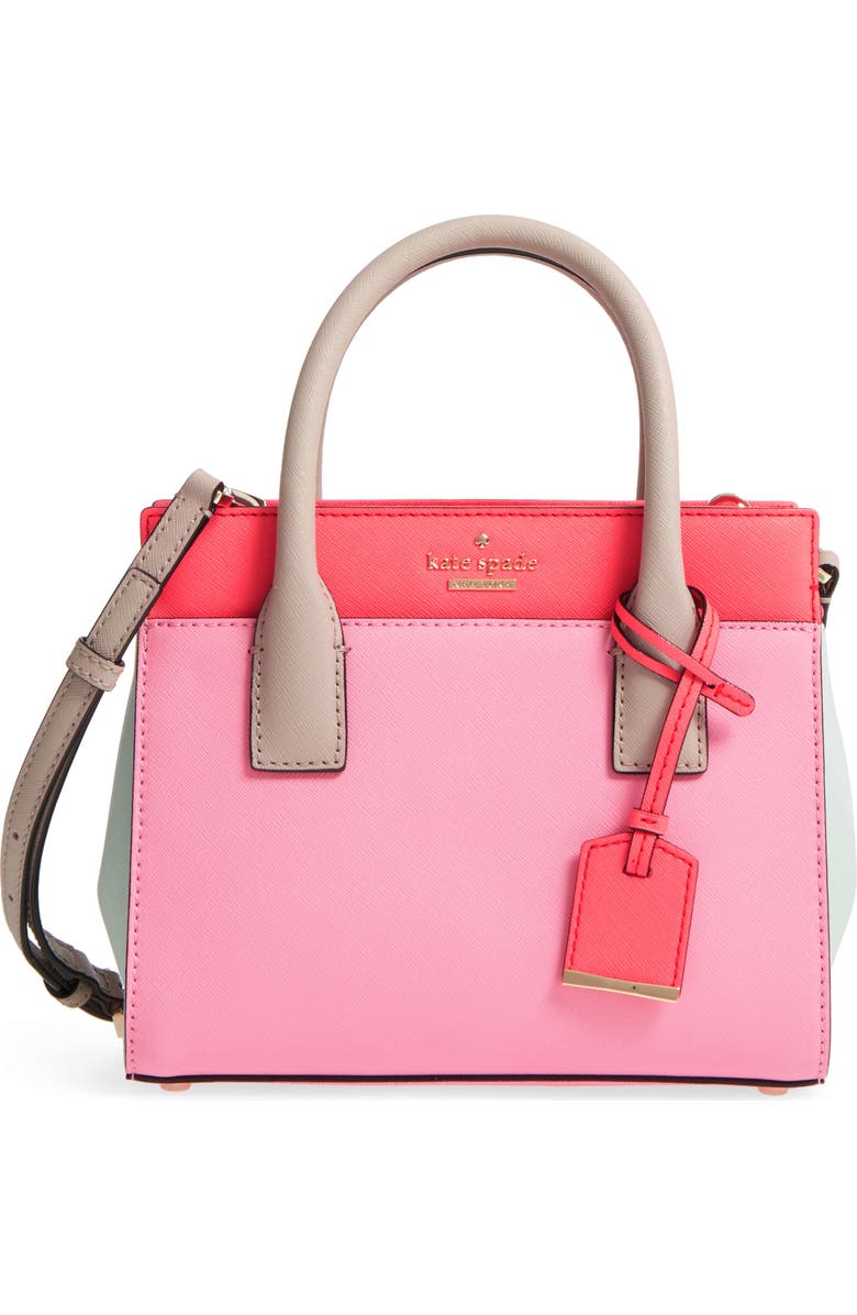 Kate Spade New York 'cameron street - mini candace' leather satchel, Main, color,