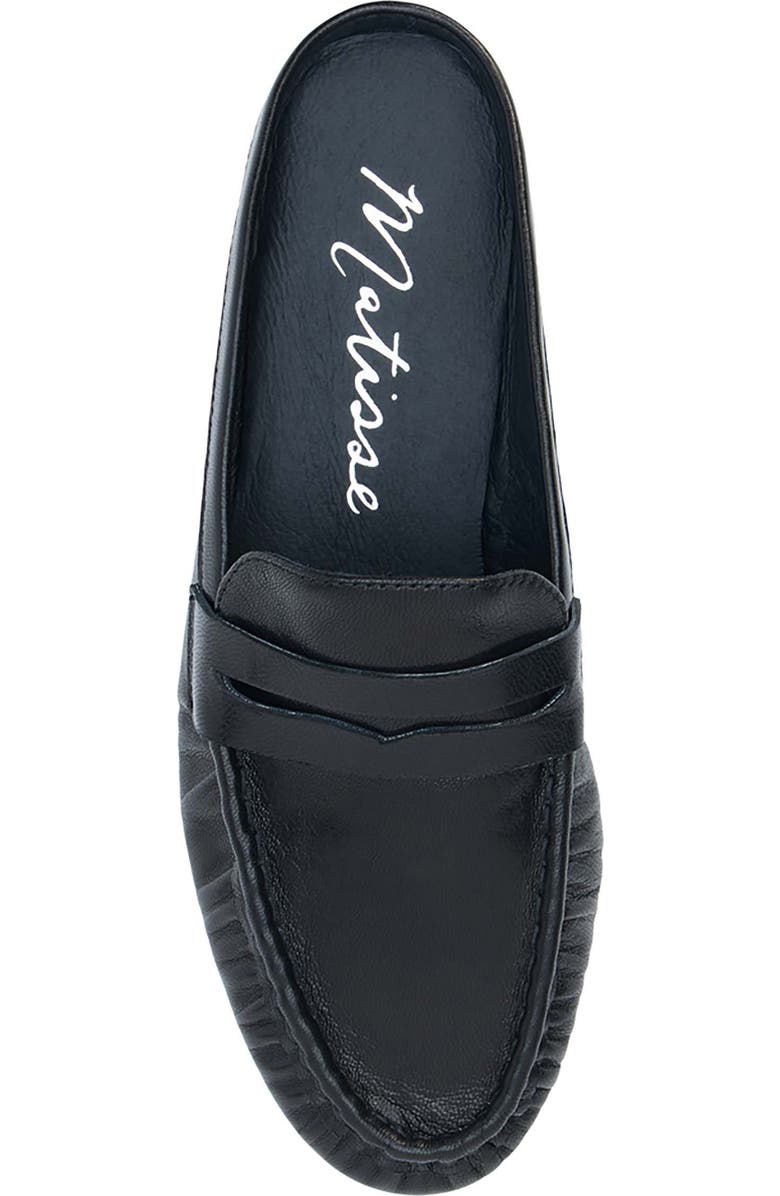 Matisse Porta Penny Loafer Mule, Alternate, color, Black