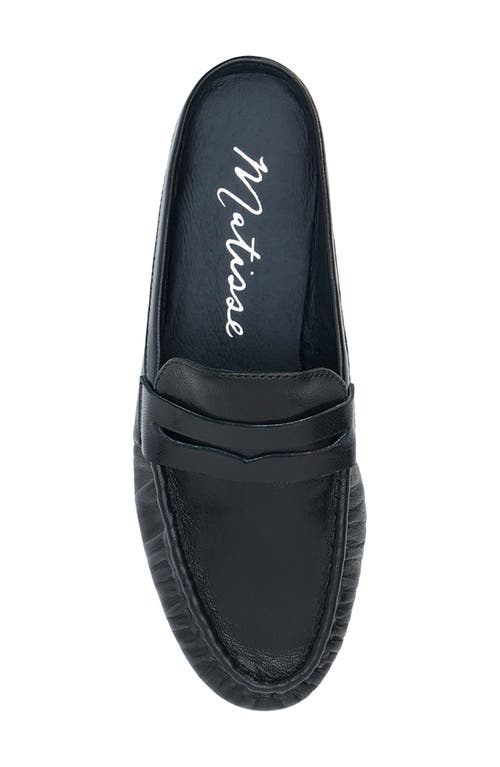 Matisse Porta Penny Loafer Mule In Black